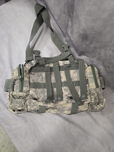 Voodoo ACU Camouflage Waist Bag Survival Kit Fanny Pack 4 Compartment - Picture 4 of 5