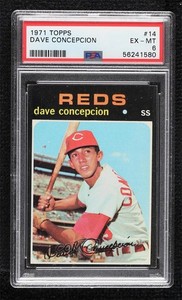1971 Topps Dave Concepcion #14 PSA 6 Rookie RC