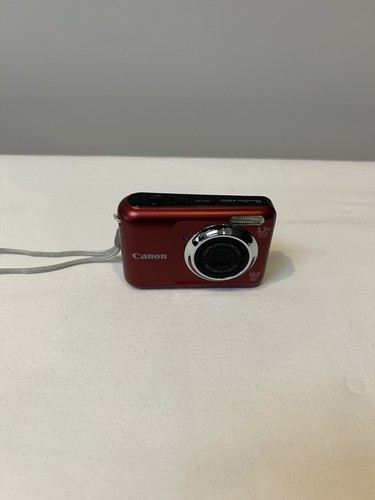 Canon Digital Camera PowerShot A800 10.0MP Red Tested - Picture 1 of 9