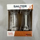 Salter Salt Pepper Grinder Acrylic Mill Set BNIB