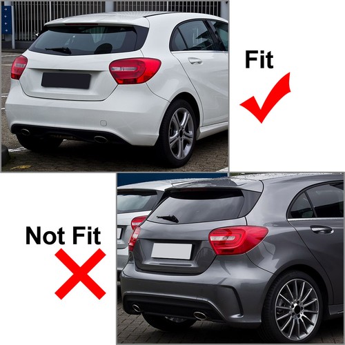 Heck Stoßstange Seitenteiler Spoiler Canards Kotflügel Carbon für Benz A Klasse W176 - Bild 2 von 8