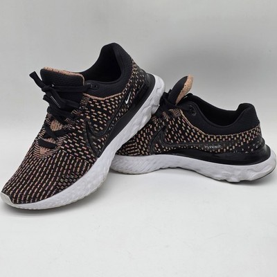 Nike Womens React Infinity Run FK 3 Black Multicolor DD3024 002 Running
