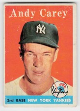 1958 Topps #333 Andy Carey