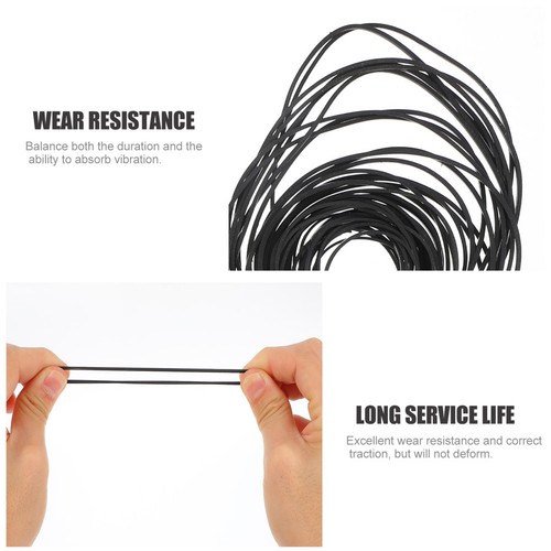 2 Packungen Kassette Band Riemen Reparatur Radiorecorder Wartung Quadrat Gummi - Bild 9 von 12