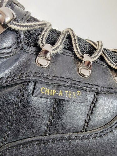 Chippewa Schwarz Herren 11 Cross Terrain 8" Stiefel F2413-11 Stahlkappe Chip-A-Tex Fabrc - Bild 11 von 13