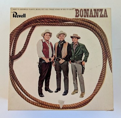 1966 Revell Bonanza Model Kit w/ Factory Sealed Interior Bag Ben Hoss Little Joe