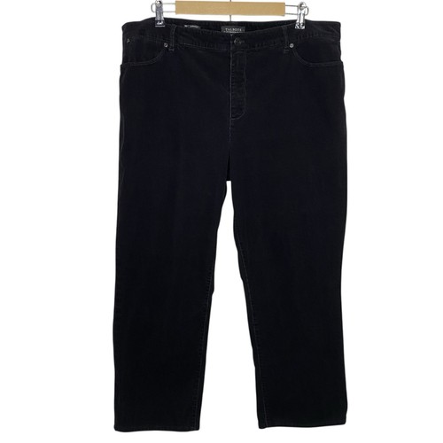 Talbots Cordhose Damen 18 (40x25) schwarz makellos fünf Taschen gerade - Bild 1 von 8