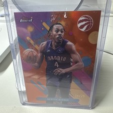 2025-26 Topps Finest NBA Scottie Barnes Orange Common /25 #31 Raptors
