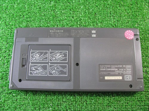 SHARP PC-E500 Pocket Computer Scientific Calculator Vintage Made in Japan Test - Picture 3 of 10