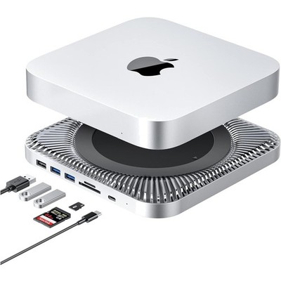 7-in-1 USB-C Hub mit integriertem 2,5 Zoll SSD Gehäuse für Mac Mini M1/M2
