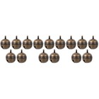 3 Count Mini Vintage Bells Cat Copper Pet Animal Neck Hanging Small