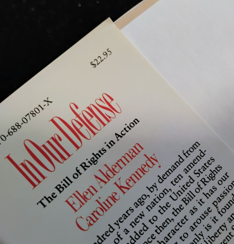 IN OUR DEFENSE by CAROLINE KENNEDY - SIGNED by JFK's DAUGHTER! - A GEM - Bild 4 von 14