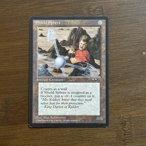 Schildkugel NM Allianzen Magic the Gathering Karte