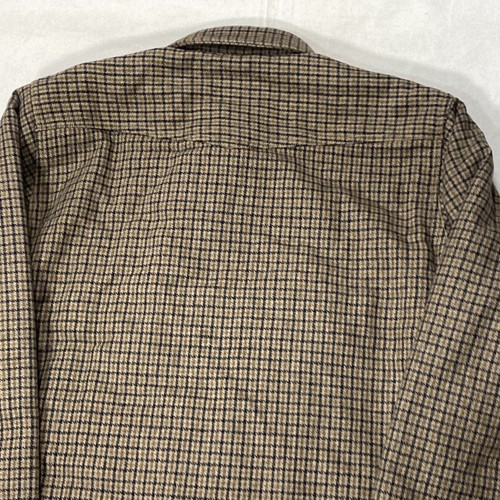 Camisa chaqueta chaqueta aislante a cuadros Buck Mason lana CPO Glen talla mediana - Imagen 12 de 15