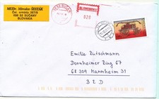 Slowakei 2009 Einzelfrankatur - Feuerwehr Spritze Michel Nr. 579