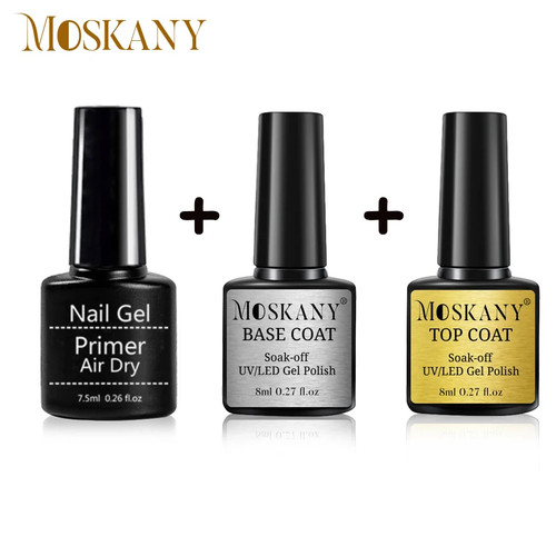 Acryl No-Säure Primer Nail Art Set mit Base Coat und Top Coat Soak Off Gel... - Bild 13 von 24