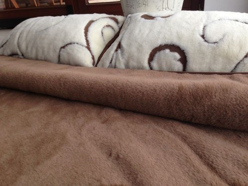 Luxus Wolle Set Bettenset Kaschmir Kamelhaar Doppelbett Bettdecke 2 Kissen 45x75 - Picture 4 of 7