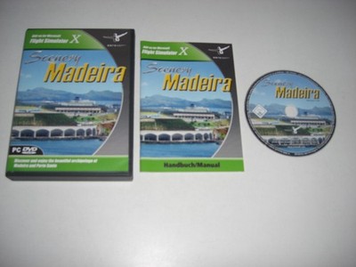 SCENERY MADEIRA PC CD Rom nc Add-On Erweiterung Flugsimulator Sim X FSX