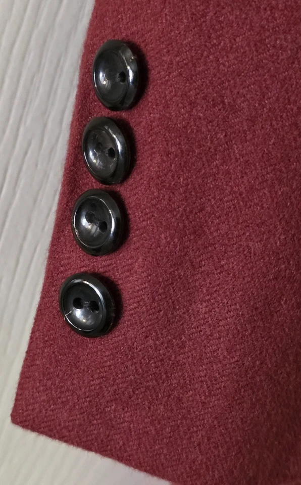 Blazer de lana de seda cachemir OXXFORD CLOTHES para hombre 43S espiga oxidada forrado 1/4 Foto 3 de 4