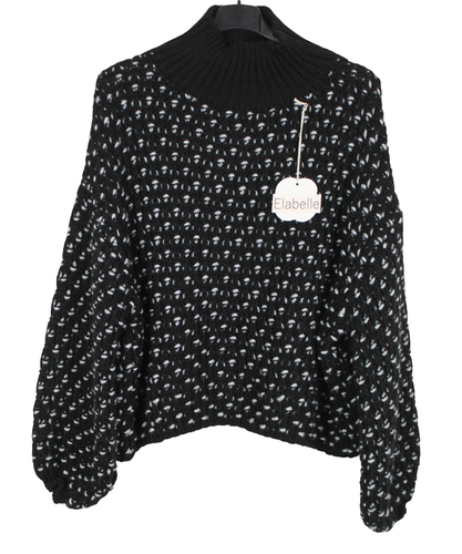 Winter Ladies Soft Knitted Italian Speckled Knit Casual Warm High Neck Jumper - Picture 4 of 23