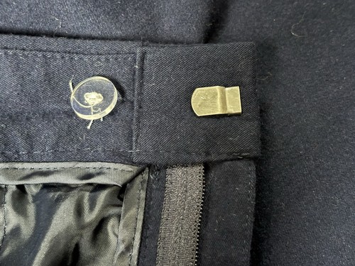 Banana Republic Bootcut Pants 8 Navy Stretch Work Trouser Pockets Career Office - Picture 4 of 16