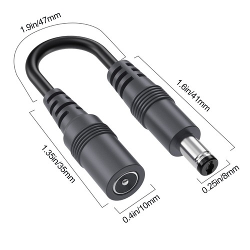 Long Lastings 22AWG DC5.5x2.1mm Power Extension Cord Soft and Flexible Wire - Picture 7 of 7