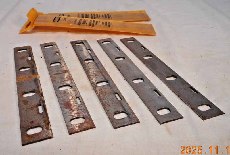 6-3/16" by 7/8" Jointer Planer Blades Knives for Makita 1805B Planer - Set of 5