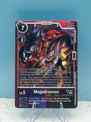 Digimon CCG Versus Monsters Megadramon EX9-064 Super Rare