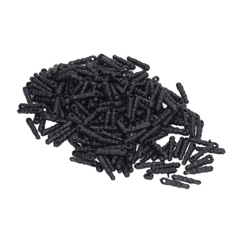 500pcs Ehone Jack Dust Plug Charm With Holes Universal Round Head Black - Photo 4 sur 12