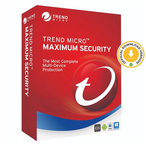 Trend Micro Maximum Security 2025 | 3 Years 5 Devices | Antivirus | Download - 第 1/5 張圖片