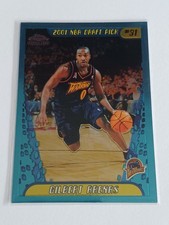 2001-02 Topps Chrome Gilbert Arenas Rookie Card (RC) #157 Warriors
