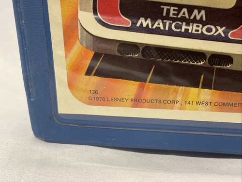 Vintage Original 1976 Team Matchbox Carry Case Holds 36 Models 3 Trays - Picture 2 of 6