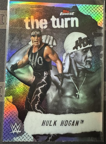 2025 Topps Finest WWE Hulk Hogan Refractor The Turn Insert #TT-HH