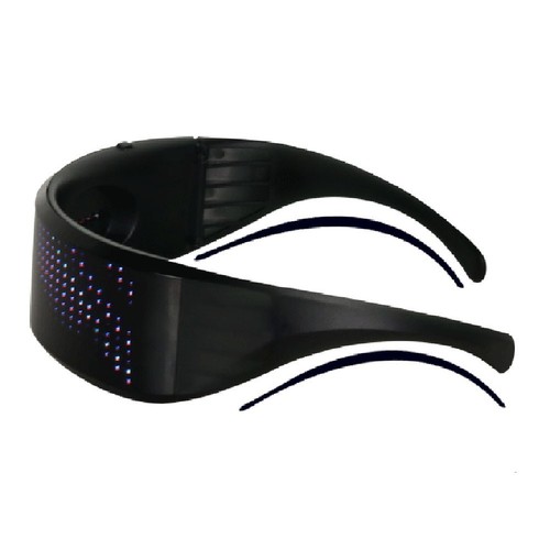 LED Glow Glasses for Parties and Halloween Festivities Eye Catching Design - Zdjęcie 7 z 12