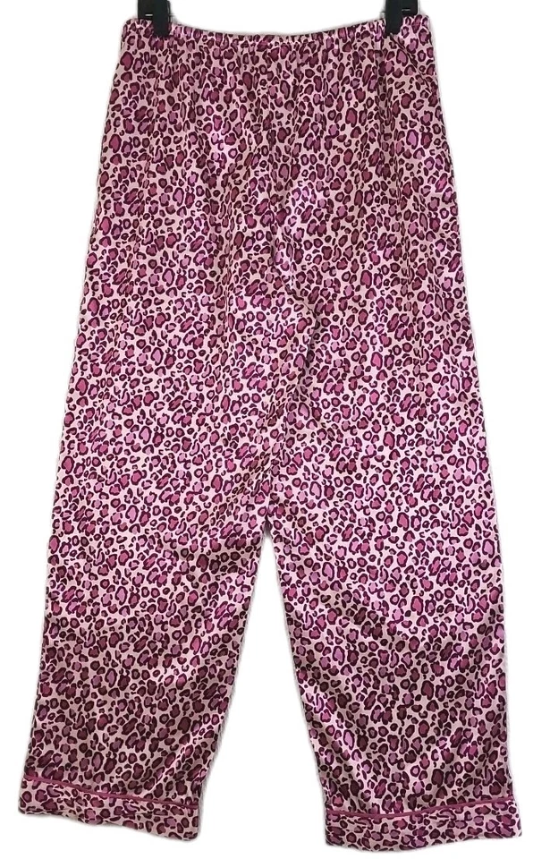 Pantalones de pijama Gilligan O’Malley ~Mujer Talla M~ Rosa Estampado Animal. Foto 3 de 4