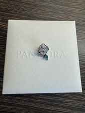 Pandora Sparkling White Rose in Bloom Charm