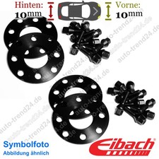 Spurplatten schwarz vorne & hinten 10mm/Achse u.a.: BMW X5 E53 Bj. 2000-2006