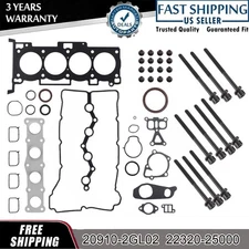 G4KD 2.0L Engine Overhaul Gasket Seals Kit with Head Bolts For Hyundai KIA Forte