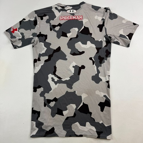 Camisa Under Armour Alter Ego Para Hombres Compresión Gris Medio Camuflaje Spider-Man - Imagen 11 de 13