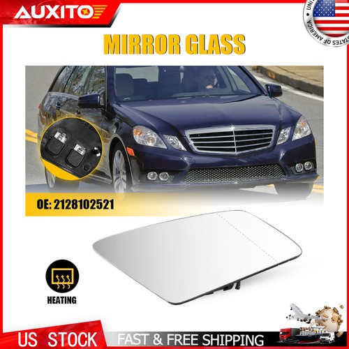 RH Passenger Side Heated Mirror Glass for Mercedes C-Class W204 C250 C300 C350 - Picture 12 of 13