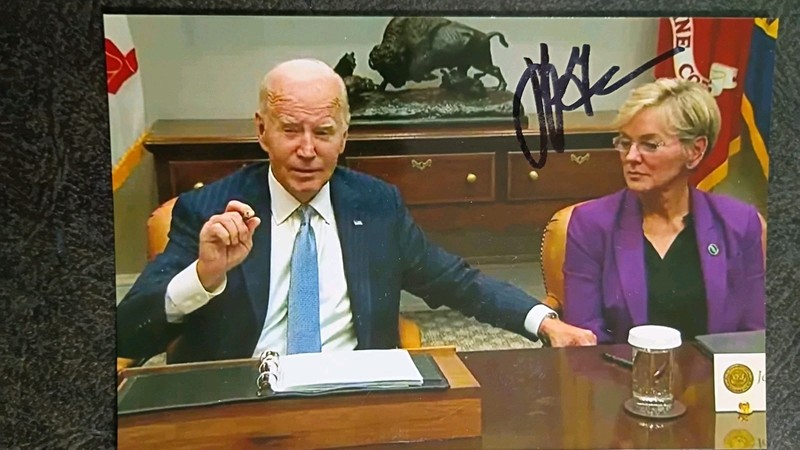 JENNIFER GRANHOLM Hand Signed Autograph Photo -BIDEN- 16TH SECRETARY OF ENERGY