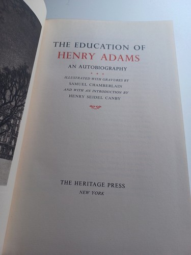 The Education of Henry Adams - 1970 Hardcover with Slipcase, Heritage Press - Picture 7 of 9