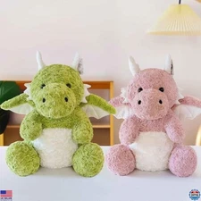 2 Pack 9" Cute Dragon Plush Stuffed Animal Toy, Perfect Birthday Gifts for Kids