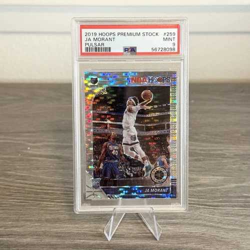 2019-20 Hoops Premium Stock Ja Morant Pulsar Prizm Rookie RC #259 PSA 9