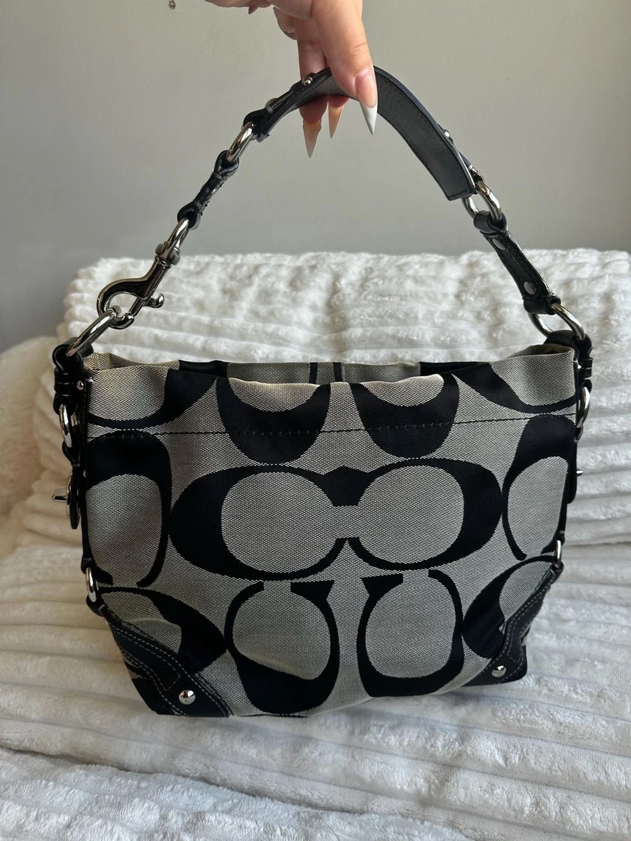 Coach Carly Canvas Exterior Shoulder Bag Bags & Handbags for Women