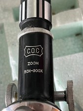 COC microscopio con vetrini ampolle pinze forbici 50x 900x valigetta VINTAGE
