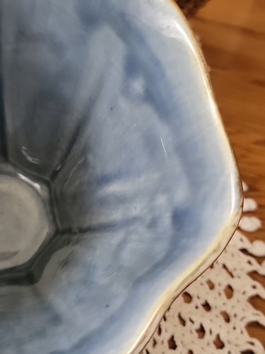 Vintage Early Bill Campbell Pottery Trumpet Shaped Vase Signed 7"t×7.75"w - Picture 11 of 17