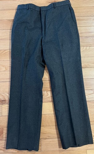 VTG 3 Pc Suit Men’s Gray Wool Pinstripe 44L John Alexander 36”X30” - Picture 17 of 22