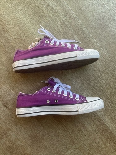 PRECIOSAS ZAPATILLAS CONVERSE CHUCK TAYLOR ALL STAR BAJAS MORADAS - TALLA 7 UK - Imagen 5 de 9