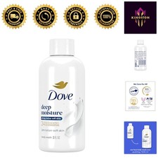 Deep Moisture Body Wash - 24HR Hydration  Lotion-Soft Skin, 3 oz